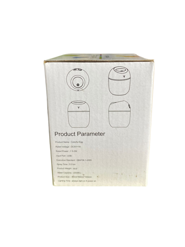 Humidificador 220ml EGG - Imagen 2